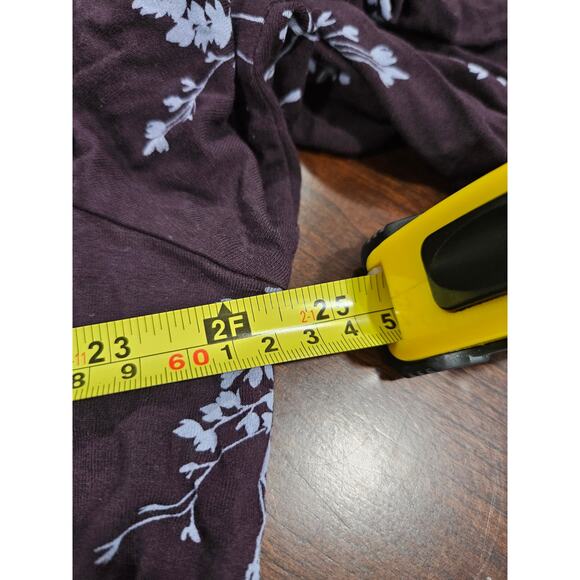 J. Jill Wearable Collection Purple Floral Long Sleeve Shirt Size 2x SKU 177 - Picture 7 of 8